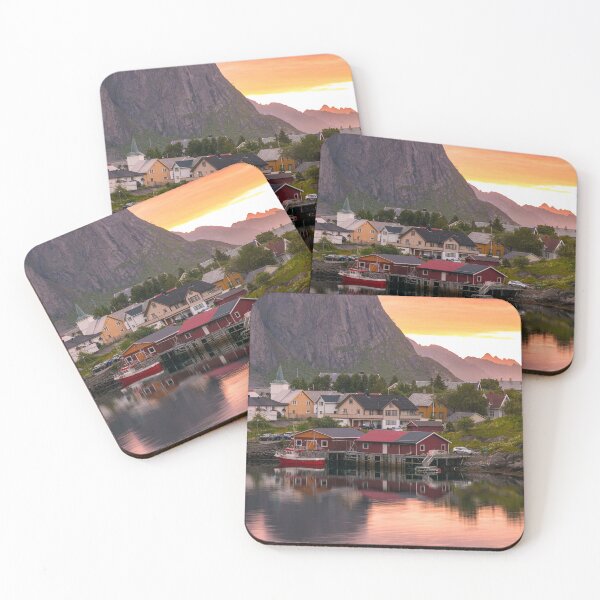 Item preview, Fjord Village Sunset  designed and sold by assaf.