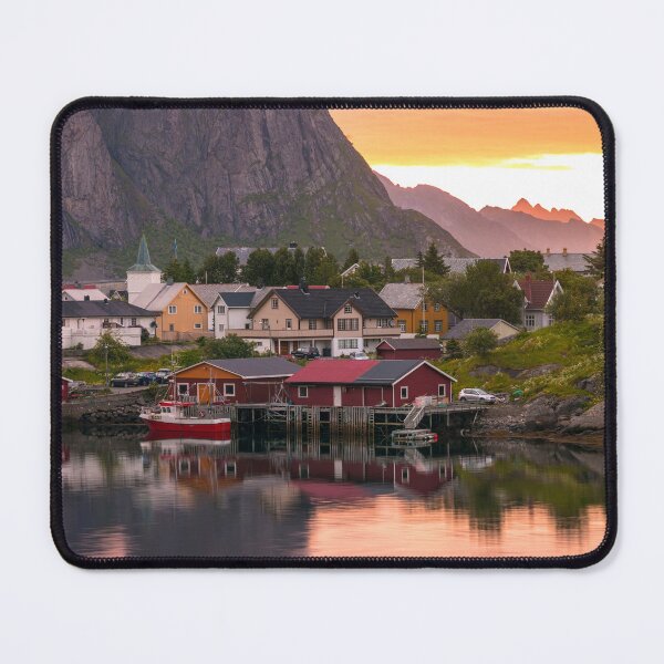 Item preview, Fjord Village Sunset designed and sold by assaf.