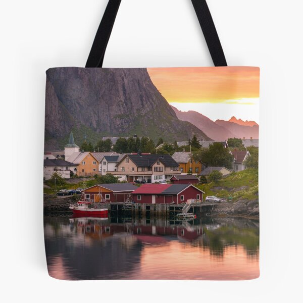 Item preview, Fjord Village Sunset  designed and sold by assaf.