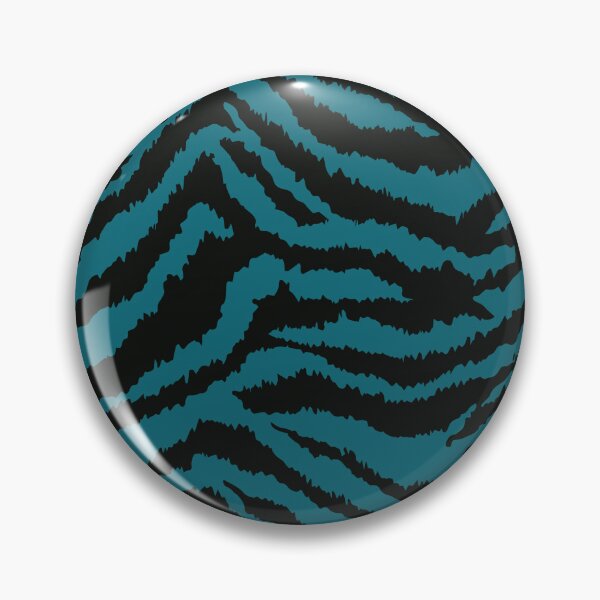 Item preview, Tiger Skin Pattern | Vintage Teal Animal Print designed and sold by The High Hippo.