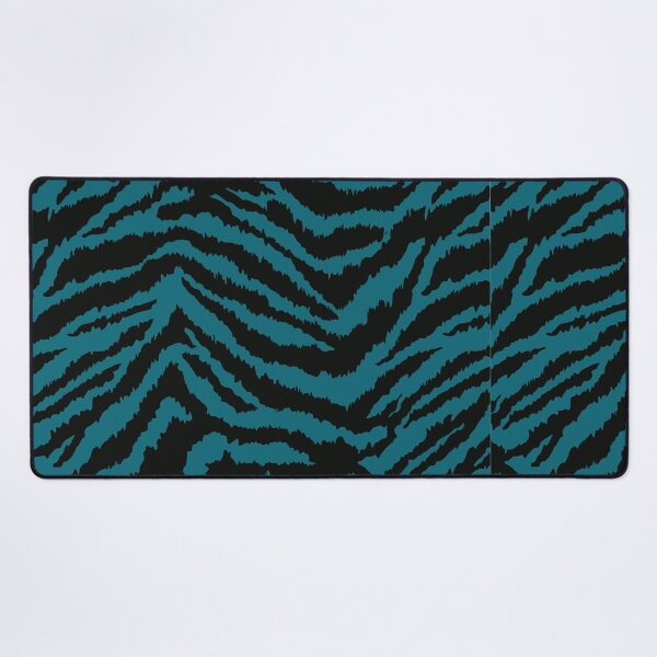 Item preview, Tiger Skin Pattern | Vintage Teal Animal Print designed and sold by The High Hippo.
