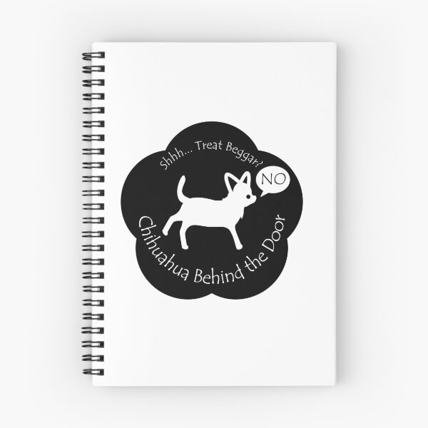 Item preview, Funny Chihuahua Treat Beggar Behind the Door Black Base designed and sold by Na7nasColorShop.