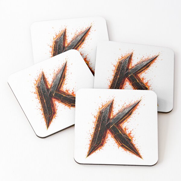 Item preview, InfernoEdge Forge Letter K designed and sold by BlissBlvdShop.