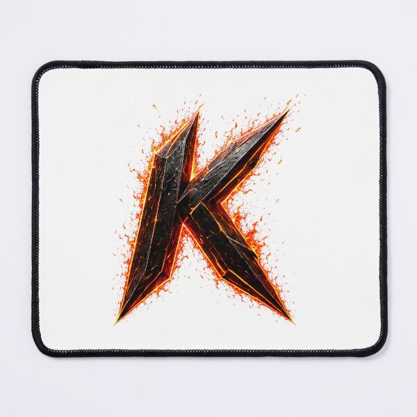 Item preview, InfernoEdge Forge Letter K designed and sold by BlissBlvdShop.