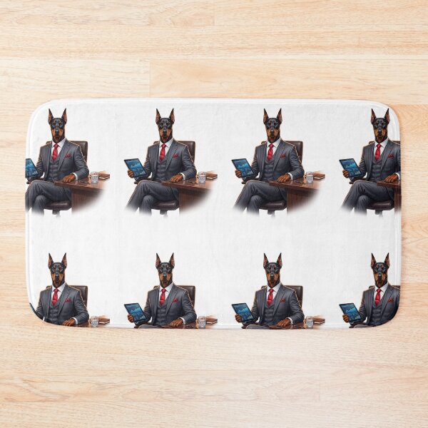 Item preview, Four-Paw Success: Doberman Wall Street Executive designed and sold by PictoVibe.