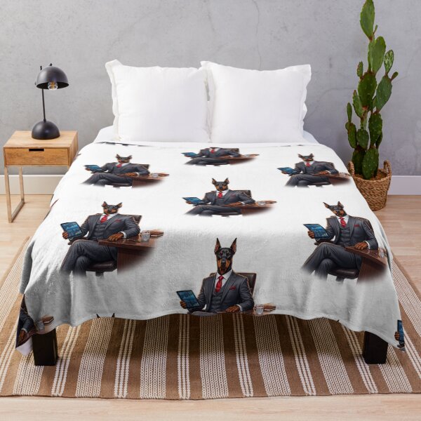 Item preview, Four-Paw Success: Doberman Wall Street Executive designed and sold by PictoVibe.
