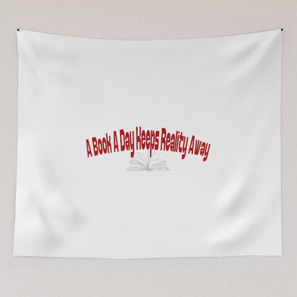 Item preview, A Book A Day Keeps Reality Away designed and sold by Hamzamg ⭐⭐⭐⭐⭐⭐(2k).