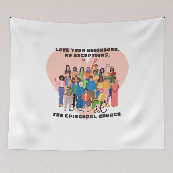 Item preview, Love Your Neighbor.  No Exceptions designed and sold by Canterbury Episcopal Campus Ministry at Texas Tech University .