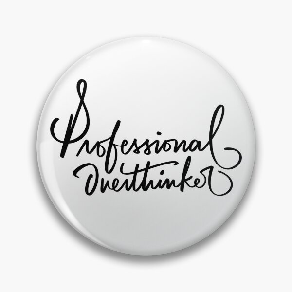 Item preview, Professional Overthinker Sticker designed and sold by artbyjadmercph.