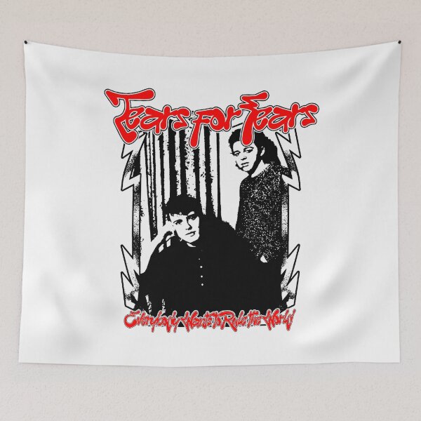Item preview, Red Typography New Wave Band Silhouette designed and sold by DeadTired666.