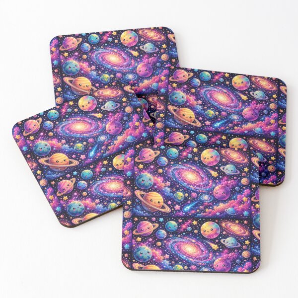 Item preview, Kawaii colorful galaxies designed and sold by LIMAO-BRAZIL.