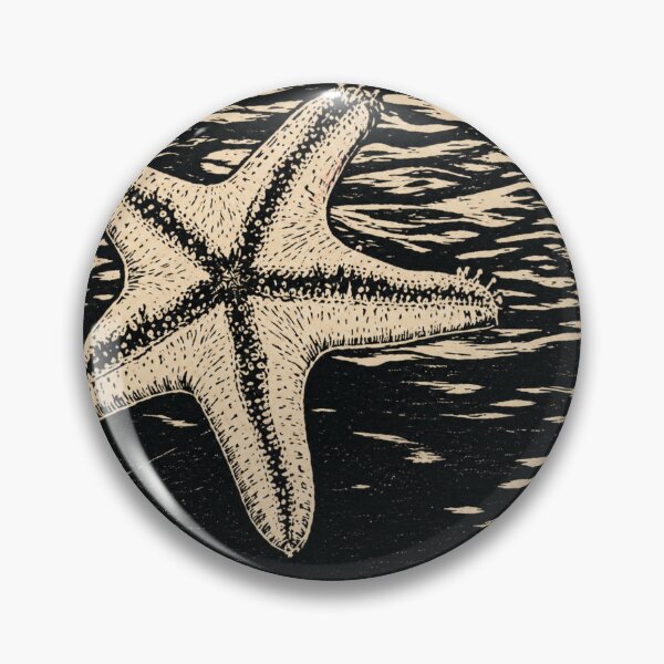 Item preview, Underwater Starfish | Coastal Linocut designed and sold by Linoluca.