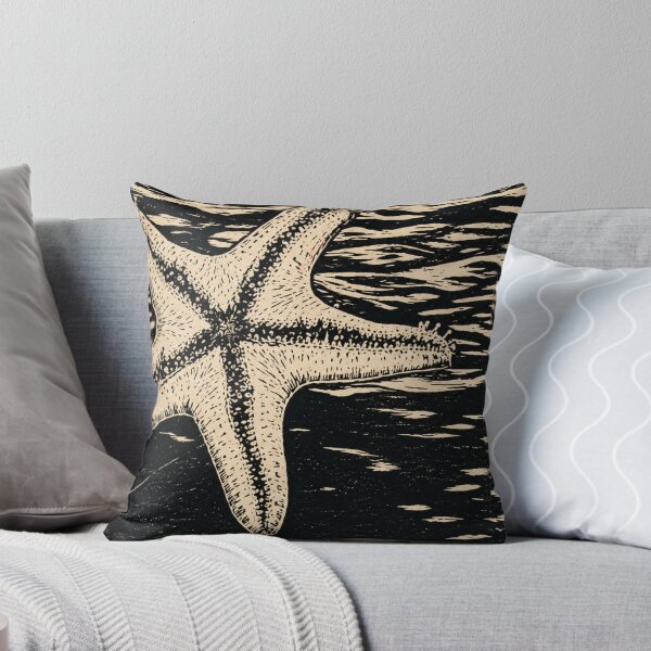 Item preview, Underwater Starfish | Coastal Linocut designed and sold by Linoluca.