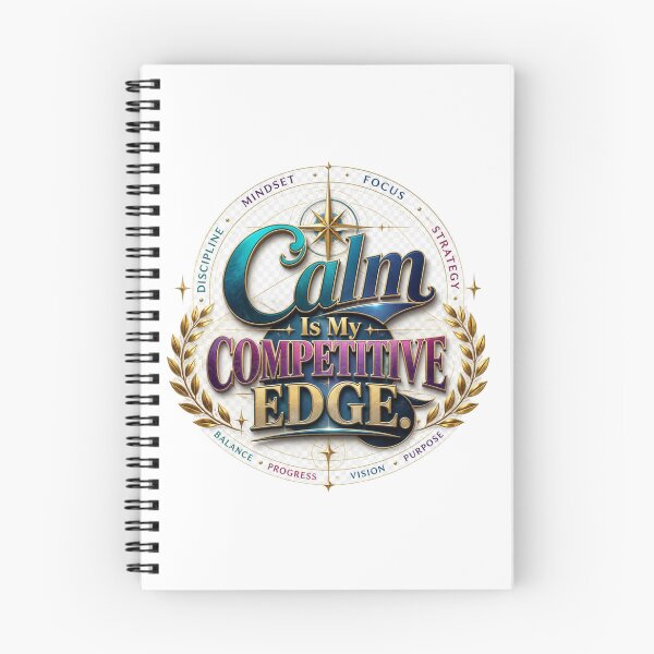 Item preview, Calm Is My Competitive Edge. Motivational Typography Mindset Quote designed and sold by Aarvya Fashion Club ( A.F.C ).
