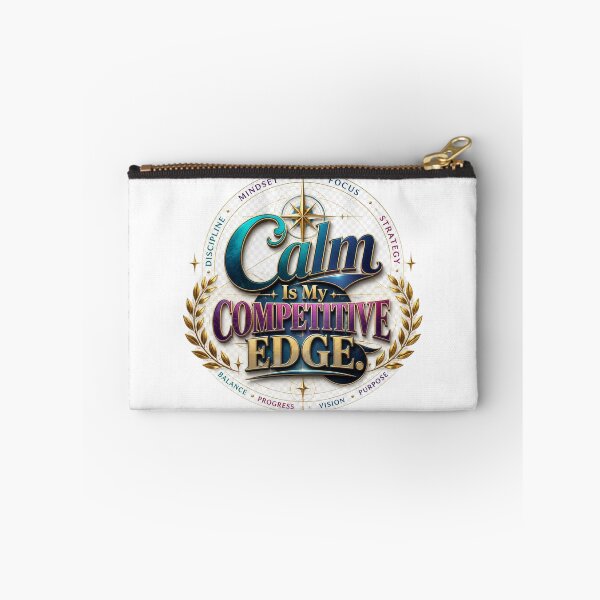 Item preview, Calm Is My Competitive Edge. Motivational Typography Mindset Quote designed and sold by Aarvya Fashion Club ( A.F.C ).