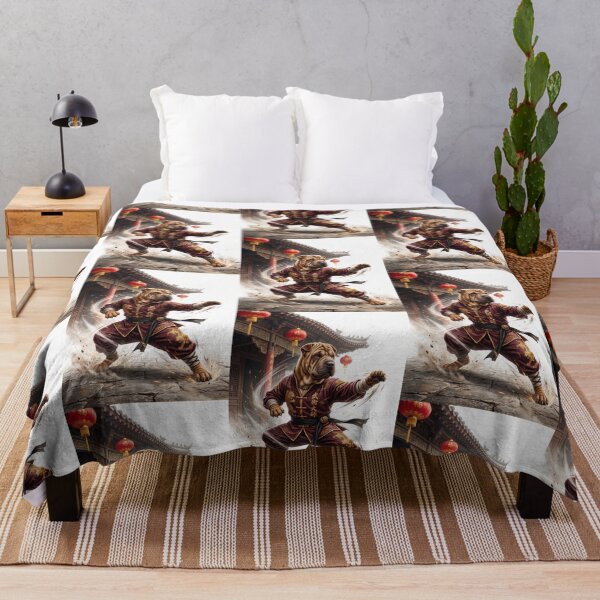 Item preview, Martial Mastery: Sharpei Kung Fu Warrior designed and sold by PictoVibe.