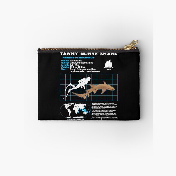 Item preview, Tawny Nurse shark data sheet designed and sold by NicGrayGraphic.