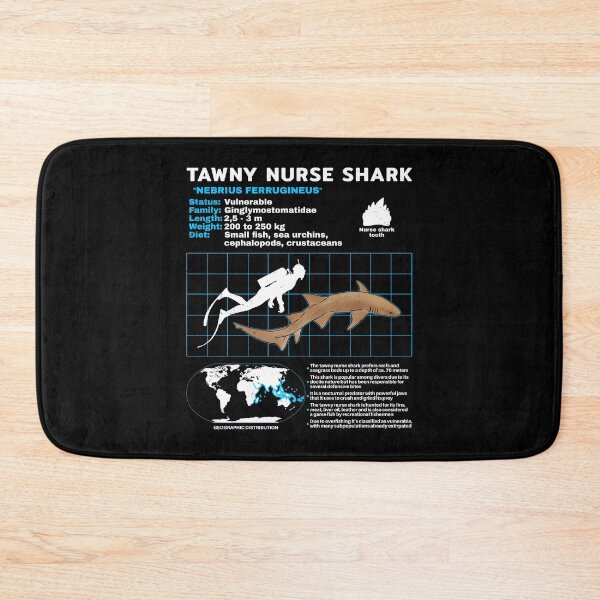 Item preview, Tawny Nurse shark data sheet designed and sold by NicGrayGraphic.
