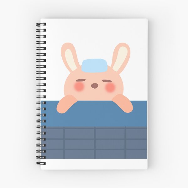 Item preview, Cute Japanese Onsen Bunny Relaxing Gift designed and sold by Porpor Artwork.