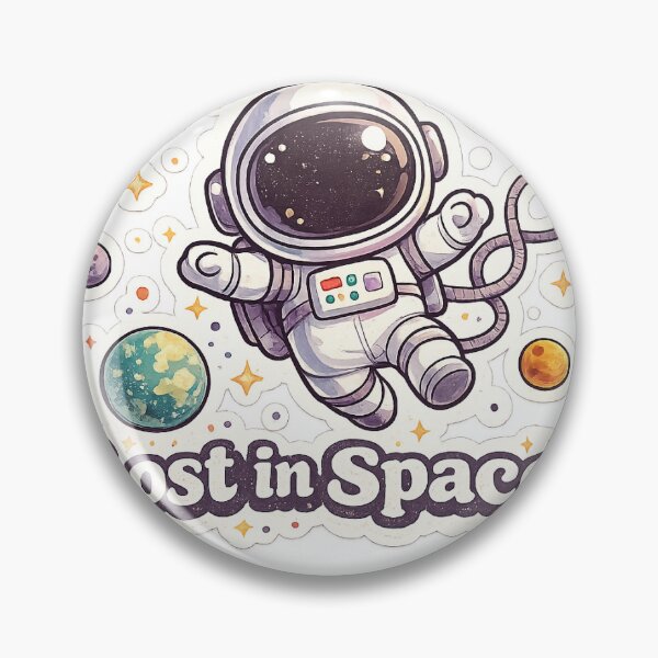 Item preview, Lost in Space Astronaut Sticker | Cute Kawaii Space Explorer Die-Cut Sticker designed and sold by Hari Arts.
