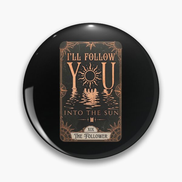 Item preview, BTS Ill Follow You Into The Sun The Follower Tarot Card designed and sold by ArtCreations79.