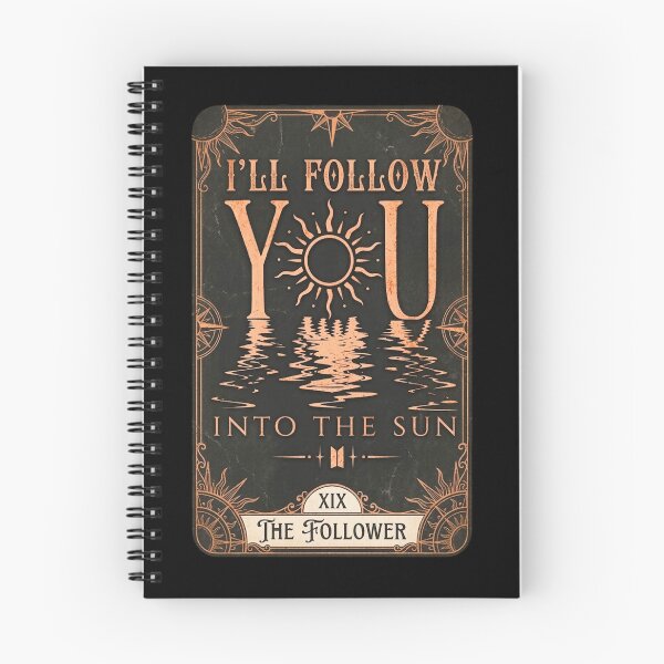 Item preview, BTS Ill Follow You Into The Sun The Follower Tarot Card designed and sold by ArtCreations79.