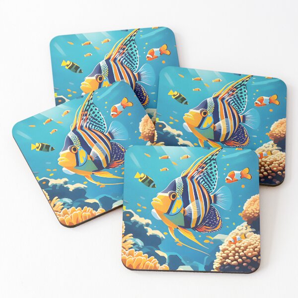 Item preview, Andaman Coral Paradise – Vintage Marine Poster designed and sold by Spirit of Siam.