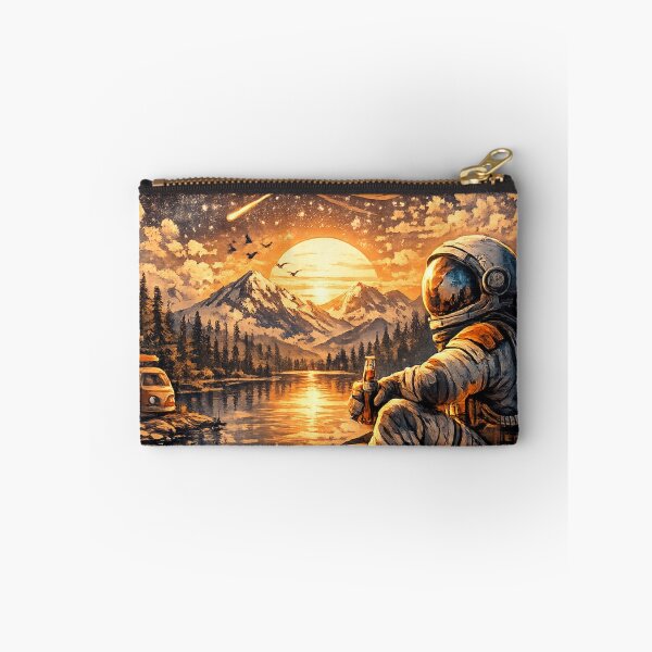 Item preview, Retro Astronaut Cosmic Camping Adventure designed and sold by Mosslume Studio.
