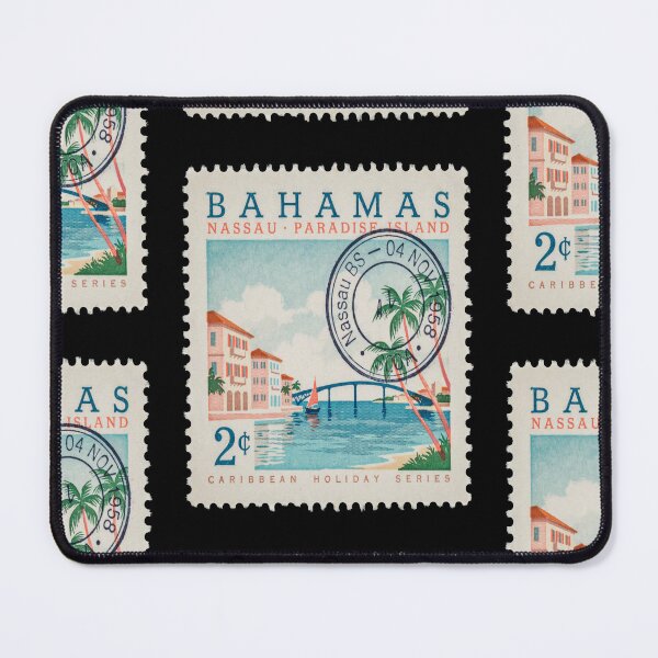 Item preview, Nassau Bahamas Paradise Island Caribbean Postage Stamp Sticker designed and sold by stickercuffs.