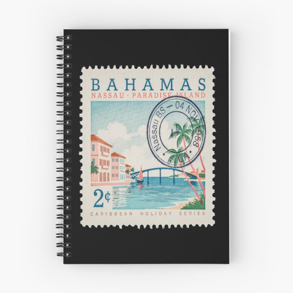 Item preview, Nassau Bahamas Paradise Island Caribbean Postage Stamp Sticker designed and sold by stickercuffs.