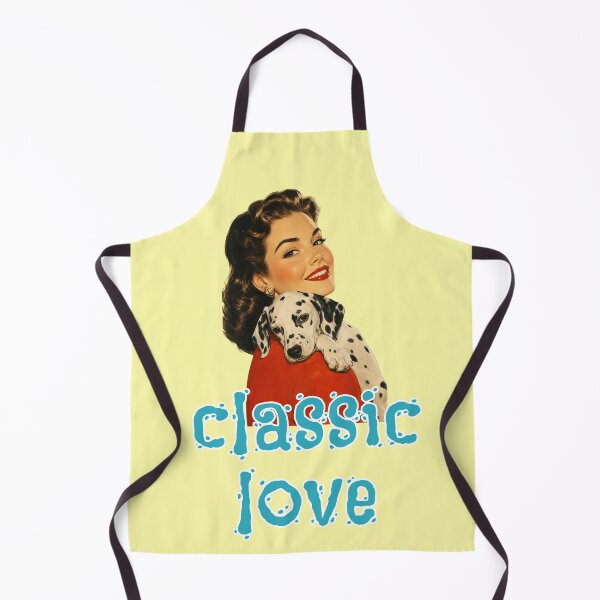 Item preview, Vintage Pinup Woman with Dalmatian Classic Love designed and sold by Mauswohn.