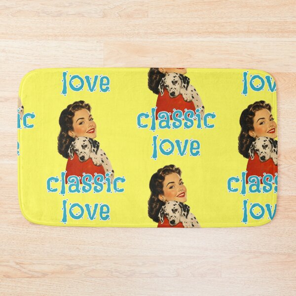 Item preview, Vintage Pinup Woman with Dalmatian Classic Love designed and sold by Mauswohn.