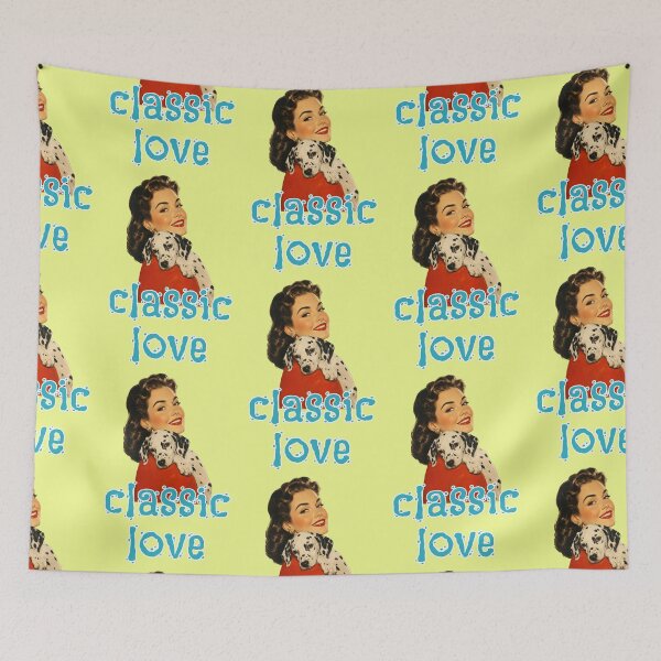 Item preview, Vintage Pinup Woman with Dalmatian Classic Love designed and sold by Mauswohn.
