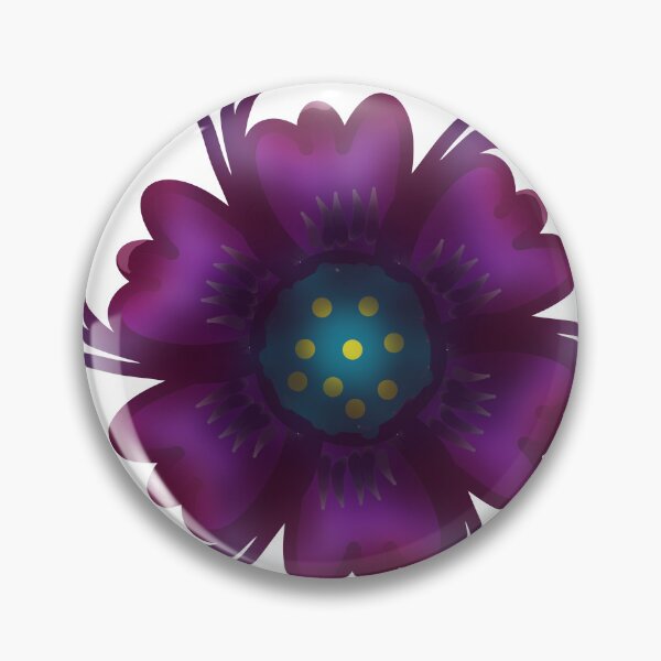 Item preview, Gothic Purple Flower Dark Floral Botanical Original Art Tshirt designed and sold by HopeAndHustle.