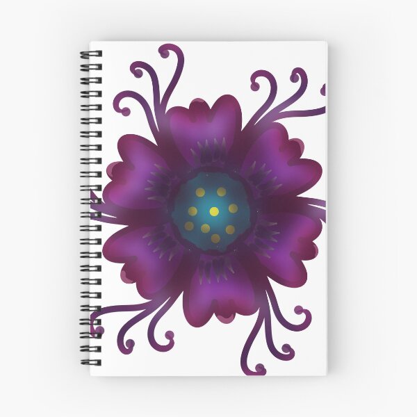 Item preview, Gothic Purple Flower Dark Floral Botanical Original Art Tshirt designed and sold by HopeAndHustle.