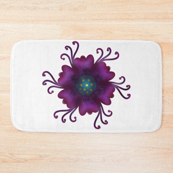 Item preview, Gothic Purple Flower Dark Floral Botanical Original Art Tshirt designed and sold by HopeAndHustle.