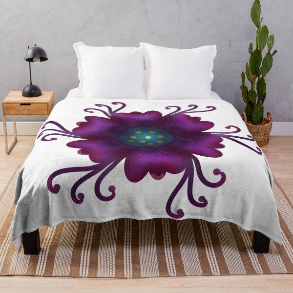 Item preview, Gothic Purple Flower Dark Floral Botanical Original Art Tshirt designed and sold by HopeAndHustle.