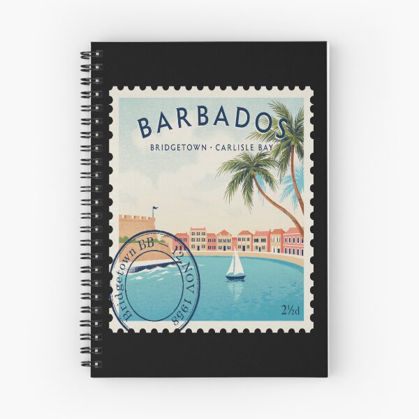 Item preview, Bridgetown Barbados Caribbean Bay Postage Stamp Sticker designed and sold by stickercuffs.