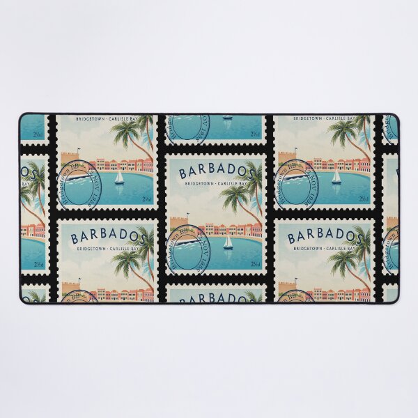 Item preview, Bridgetown Barbados Caribbean Bay Postage Stamp Sticker designed and sold by stickercuffs.