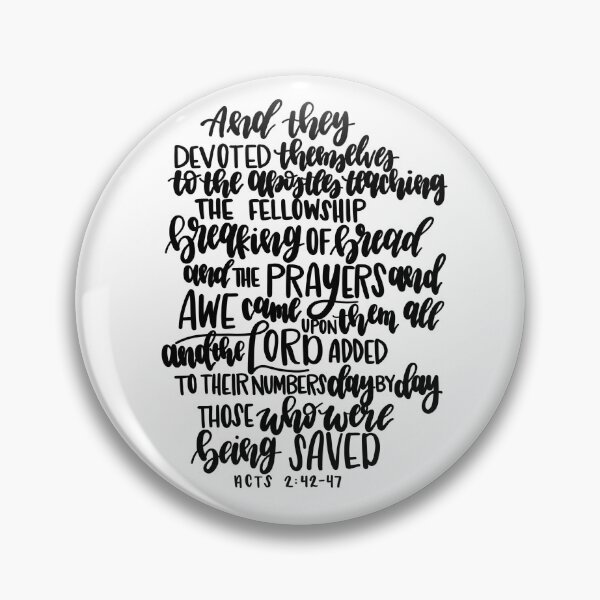 Item preview, Acts 2:42-47 designed and sold by AshandOakShopp.