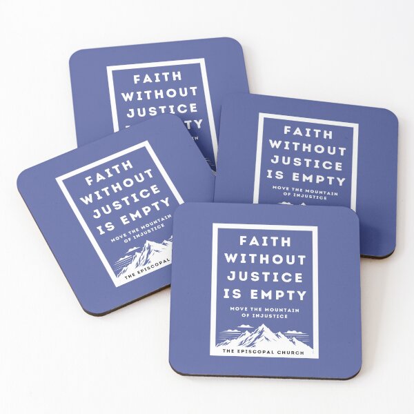 Item preview, Faith without Justice is Empty designed and sold by Canterbury Episcopal Campus Ministry at Texas Tech University .