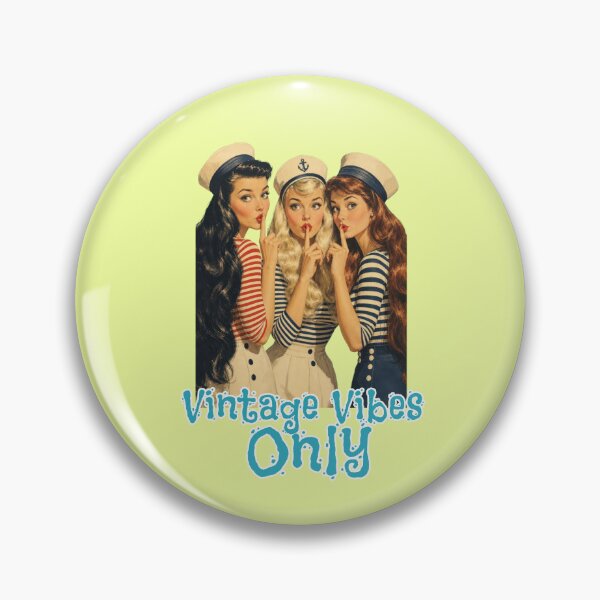 Item preview, Retro Pinup Sailor Girls Vintage Vibes Only designed and sold by Mauswohn.