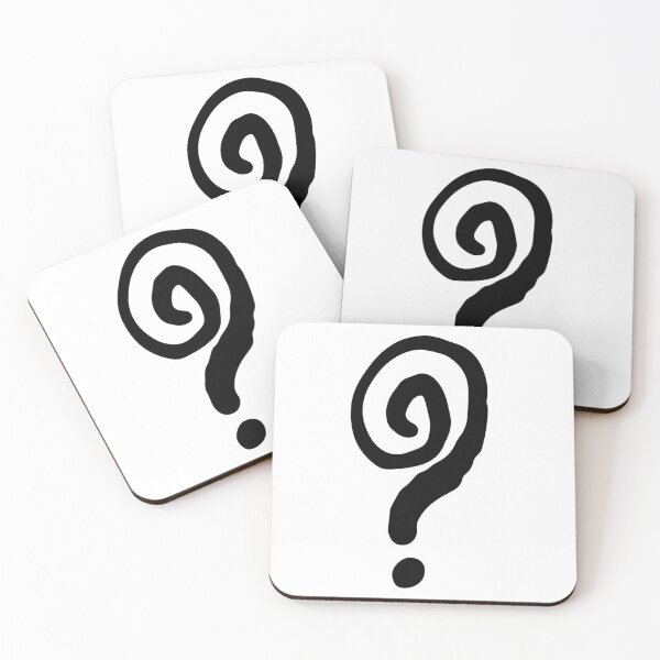 Item preview, How Did I Get Here Question Mark Black designed and sold by ArtCreations79.