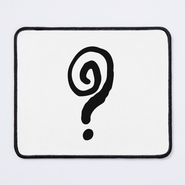 Item preview, How Did I Get Here Question Mark Black designed and sold by ArtCreations79.