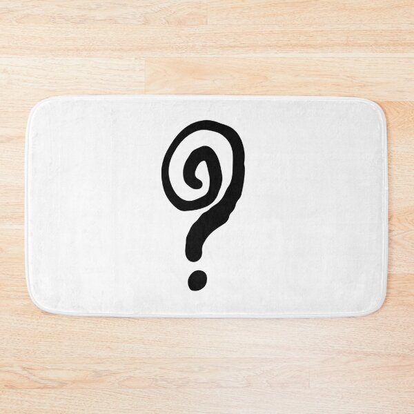 Item preview, How Did I Get Here Question Mark Black designed and sold by ArtCreations79.