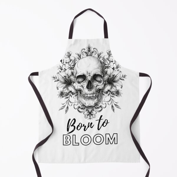 Item preview, Born to Bloom – Floral Skull Gothic Design designed and sold by Ginetta0815.