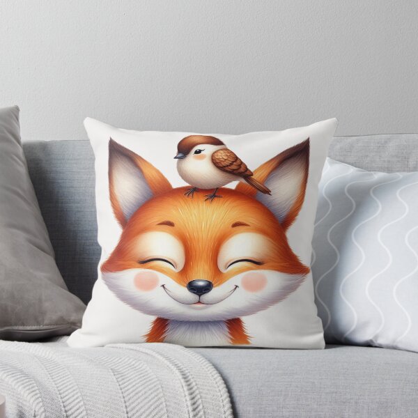 Item preview, Cute Baby Fox and Bird designed and sold by VibeShift Studio.