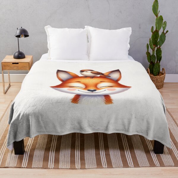 Item preview, Cute Baby Fox and Bird designed and sold by VibeShift Studio.