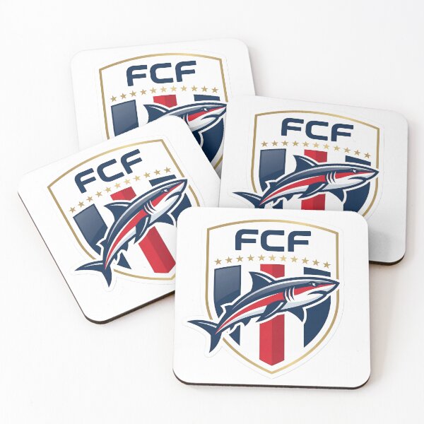 Item preview, FCF Shark Football Sticker | Shark Soccer Crest Design | Football Club Emblem | Sports Fan Graphic | Shark Logo Art designed and sold by Bhaskar Digital Art.