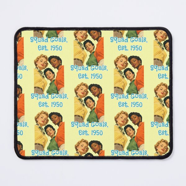 Item preview, Retro Pinup Women's Squad Goals Est 1950 designed and sold by Mauswohn.